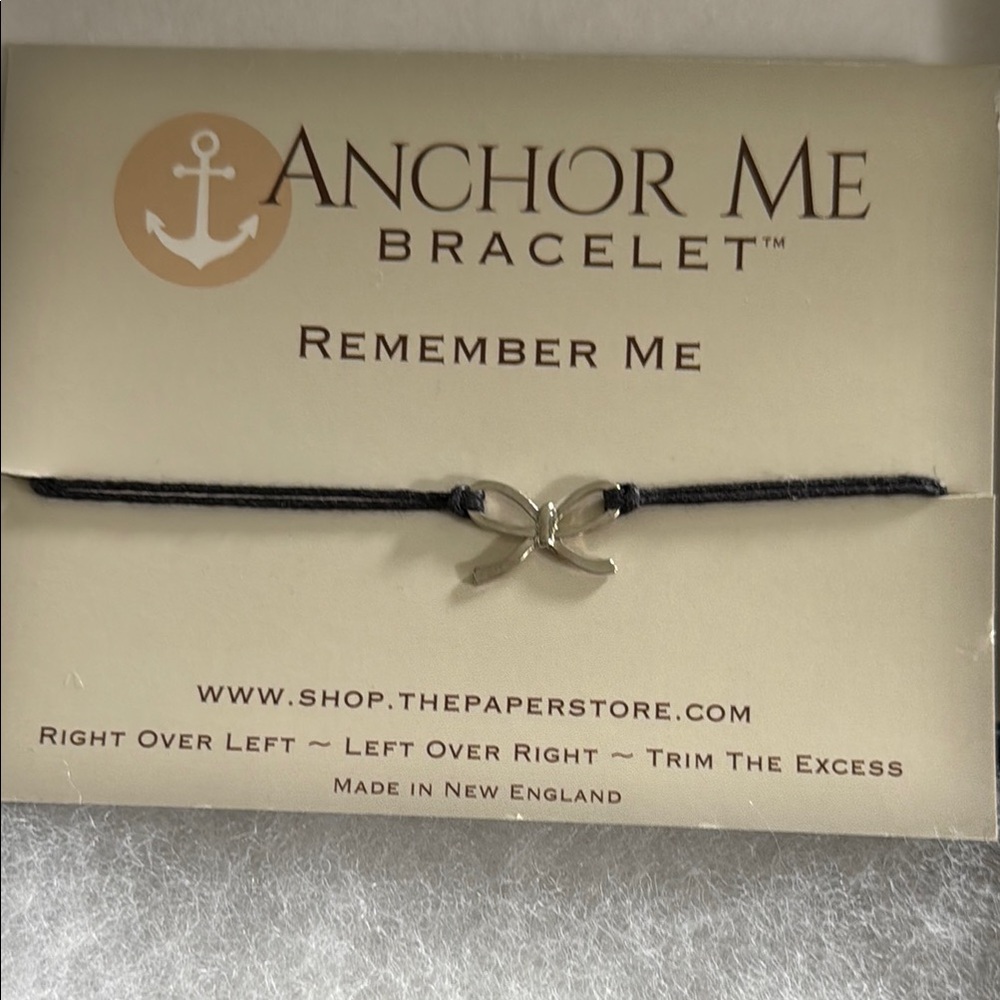 NWT Anchor Me Remember Me Bracelet